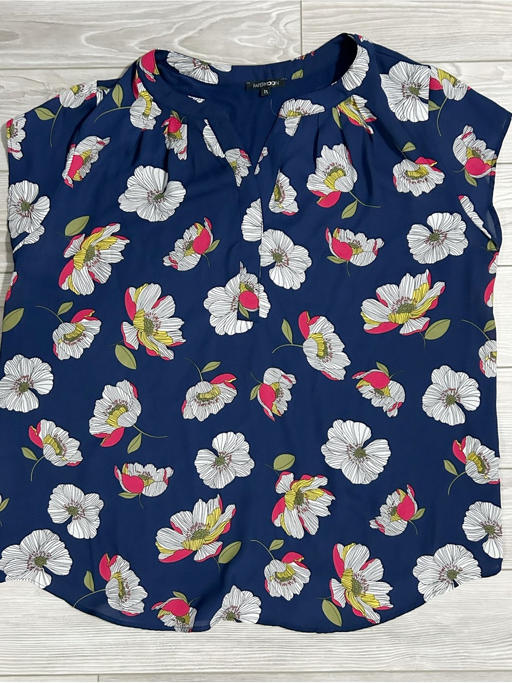 Papermoon Vivier Mixed Material Blouse